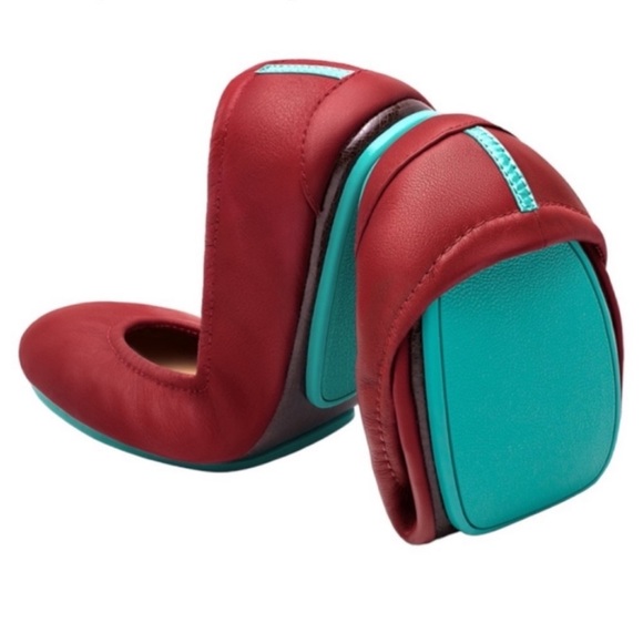 Tieks Shoes - Tieks Cardinal Red Flat Shoes